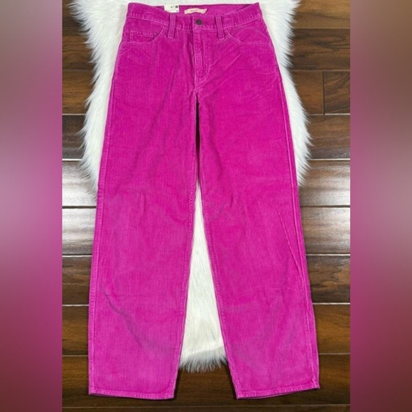Pants - Vibrant Pink Women's Corduroy Pants